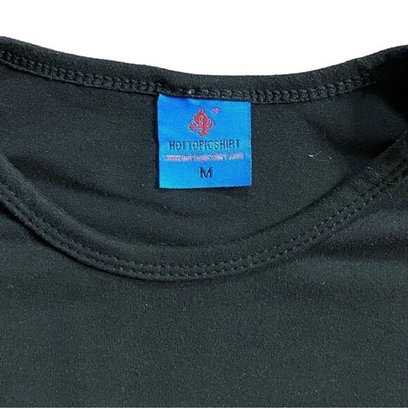 Hot Topic Black and White AC/DC Band Short Sleeve Crewneck T-Shirt Medium - Picture 5 of 10